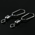 Miniatyrbillede 5 af 9: 50 stk Fishing Snap Connector med Pin Rolling Swivel 4 4 4