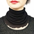 Miniatyrbillede 1 af 10: Silketørklæde False Collar SORT SORT black