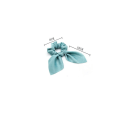 Miniatyrbilde 2 av 7: 5 stk Silk Scrunchie Bowknot Hårtau LYSBLÅT light blue