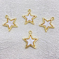 Miniatyrbillede 1 af 5: 20 stk Shell Fem-takkede Star Charms belagte stjerneform vedhæng