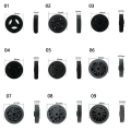Pikkukuva 2 / 10: Matkalaukun pyörät Vaihda pyörät 56 MM 12 MM 56mm by 12mm