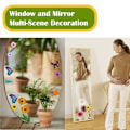 Miniatyrbillede 4 af 6: 18 ark vindues statiske klistermærker Window Clings vinduesdekaler 18 Sheet