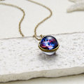 Miniatyrbilde 4 av 10: 3 STK Glow Planet Halskjede Galaxy Chain A A A