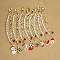 Miniatyrbilde 10 av 10: 2 STK Julearmbånd Xmas Tree Bangle 3 3 3