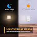 Miniatyrbillede 9 af 10: LED trådløst natlys LED-lampe C C C