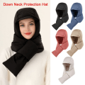 Miniatyrbild 9 av 10: Hörselskydd dunmössa Balaclava mössa Scarf FÄRG 3 FÄRG 3 Color 3