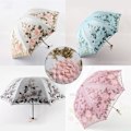 Miniatyrbilde 3 av 10: Paraply Uv Paraply APRIKOS GUL 3-FALL 3-FALL Apricot Yellow 3 Fold-3 Fold