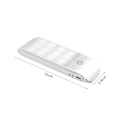 Miniatyrbild 4 av 10: Oppladbar trapp USB Nattlys 12LEDs Bevegelsessensor white 2 Pcs