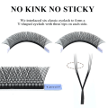 Miniatyrbillede 7 af 10: YY Shape Triple Split Tips MIX 8-14MMCURL C CURL C Mix 8-14mmCurl C