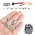 Miniatyrbillede 8 af 8: 1/2/5 stk Fiskeri Tungsten faldsynk 3.5G-5STK 3.5G-5STK 3.5g-5pcs