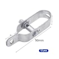 Miniatyrbillede 2 af 5: 12 STK Snap Pipe Clamp Dobbeltrør 12PCS