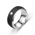 Miniatyrbild 1 av 9: NFC Smart Ring Finger Digital Ring SVART 8 8 BLACK 8-8