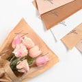 Miniatyrbillede 5 af 10: 20/30 STK Rose Packing Sleeve Bag Buket Pakkepose KHAKI Khaki Multiple-Multiple