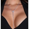 Pikkukuva 8 / 10: Täysi tekojalokivi ketju Choker Diamond Statement kaulakoru GOLD Gold Style 1-Style 1
