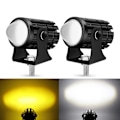 Miniatyrbillede 6 af 10: 1/2 STK LED Forlygte Motorcykel Køre Spotlight 2 STK 2 STK 2pcs