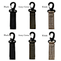 Miniatyrbilde 2 av 10: 4 stk Webbing ryggsekkstropp Quickdraw karabinkrok SVART STIL 2 Black Style 2-Style 2