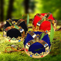 Miniatyrbild 9 av 10: Crown Hat King Hat SVART Black
