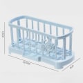 Miniatyrbilde 2 av 10: Vask avløpsstativ Oppbevaringskurv GRÅ Gray