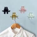 Miniatyrbillede 4 af 9: Animal Wall Hanger frakkekrog GULD STYLE C STYLE C Gold Style C-Style C