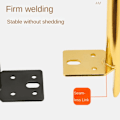 Miniatyrbillede 7 af 10: 4 stk Ben til møbel Bordfødder 18CMSORT 4STK SORT 4STK 18cmblack 4pcs