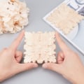 Miniatyrbillede 7 af 7: 2 stk Træudskårne Onlays Applikationer Firkantede Overlays Decor