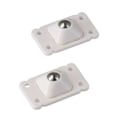 Miniatyrbilde 9 av 10: 4/32 stk. Hjul 360 graders dreibar remskive 32 STK 32 STK 32pcs