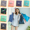 Miniatyrbillede 9 af 10: Indkøbstaske Market Tasker NAVY STRIPE NAVY STRIPE Navy Stripe