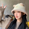 Pikkukuva 4 / 10: Faux Fur Beanies Hattu Neulottu Cap CAMEL camel