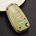 Pikkukuva 1 / 10: Auton Flip Key Case Cover Kuori GOLD TRIM-GREEN GOLD Gold Trim-Green