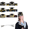 Pikkukuva 10 / 10: 9kpl Graduation Paper Hat Mortralboard Cap MIXED MIXED Mixed