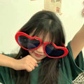 Pikkukuva 8 / 10: Isot lasit Peach Heart lasit PUNAINEN Red