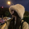Pikkukuva 10 / 10: Fisherman Hat Fur Cap BEIGE Beige