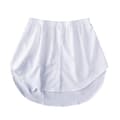 Fake Top Lower Sweep WHITE L white L