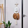 Miniatyrbillede 8 af 10: Macrame Hattehylde Hat Displaystativ LAG LAG layer
