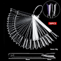 Miniatyrbilde 1 av 6: Nail Display Sticks Practice Display Nail Tip Stick C2 C2 C2