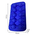 Miniatyrbild 3 av 6: Halloween 10 Grid Skull Ice Tray Form Form svart