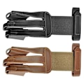 Miniatyrbillede 4 af 9: Bueskydningshandsker 3 Finger Tab Guard SORT Black