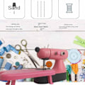 Miniatyrbillede 3 af 8: Symaskine fodpedal PINK EU EU pink EU-EU
