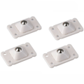Miniatyrbilde 10 av 10: 4/32 stk. Hjul 360 graders dreibar remskive 32 STK 32 STK 32pcs