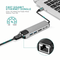 Miniatyrbillede 3 af 10: 6 i 1 USB 3.1 Type-C Hub 4K HDMI 6 in 1 USB-C Hub