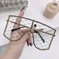 Pikkukuva 1 / 10: Rhinestone Mesh lasit Y2K aurinkolasit C2 C2 C2
