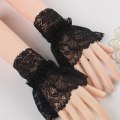 Miniatyrbilde 10 av 10: 1 par falske ermer avtakbare mansjetter SVART 9CM black 9cm