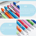 Miniatyrbillede 4 af 10: 5 STK Touch Screen Pen Kuglepen SORT Black