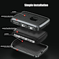 Pikkukuva 5 / 8: Auton case Case suojus HARMAA COVER HARMAA KANSSA Gray with keychain
