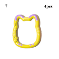 Miniatyrbilde 1 av 10: 4 stk Spring Cat Ringspenner Karabinkrok 7 7 7