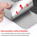 Miniatyrbillede 5 af 9: Trackpad Beskyttende Film Laptop Sticker SILVER AIR15.3 A2941 Silver Air15.3 A2941-Air15.3 A2941