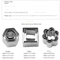Miniatyrbillede 2 af 8: 30 stykker Mini Cookie Cutter Små Cookie Forme 3D Cutter