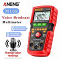 Miniatyrbillede 5 af 10: Digital Multimeter Multimetro Meter SORT Black