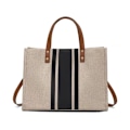 Miniatyrbillede 1 af 10: Tote Stripe Bag Crossbody taske SORT INGEN lynlås INGEN lynlås black no zipper-no zipper