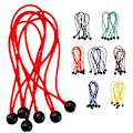 Miniatyrbillede 9 af 10: 5 stk Elastisk rebbold Bungee snor GUL Yellow